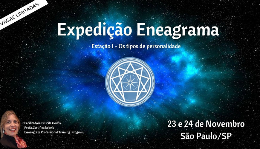 Workshop Presencial Expedição Eneagrama - ESTAÇÃO I - OS TIPOS DE PERSONALIDADE